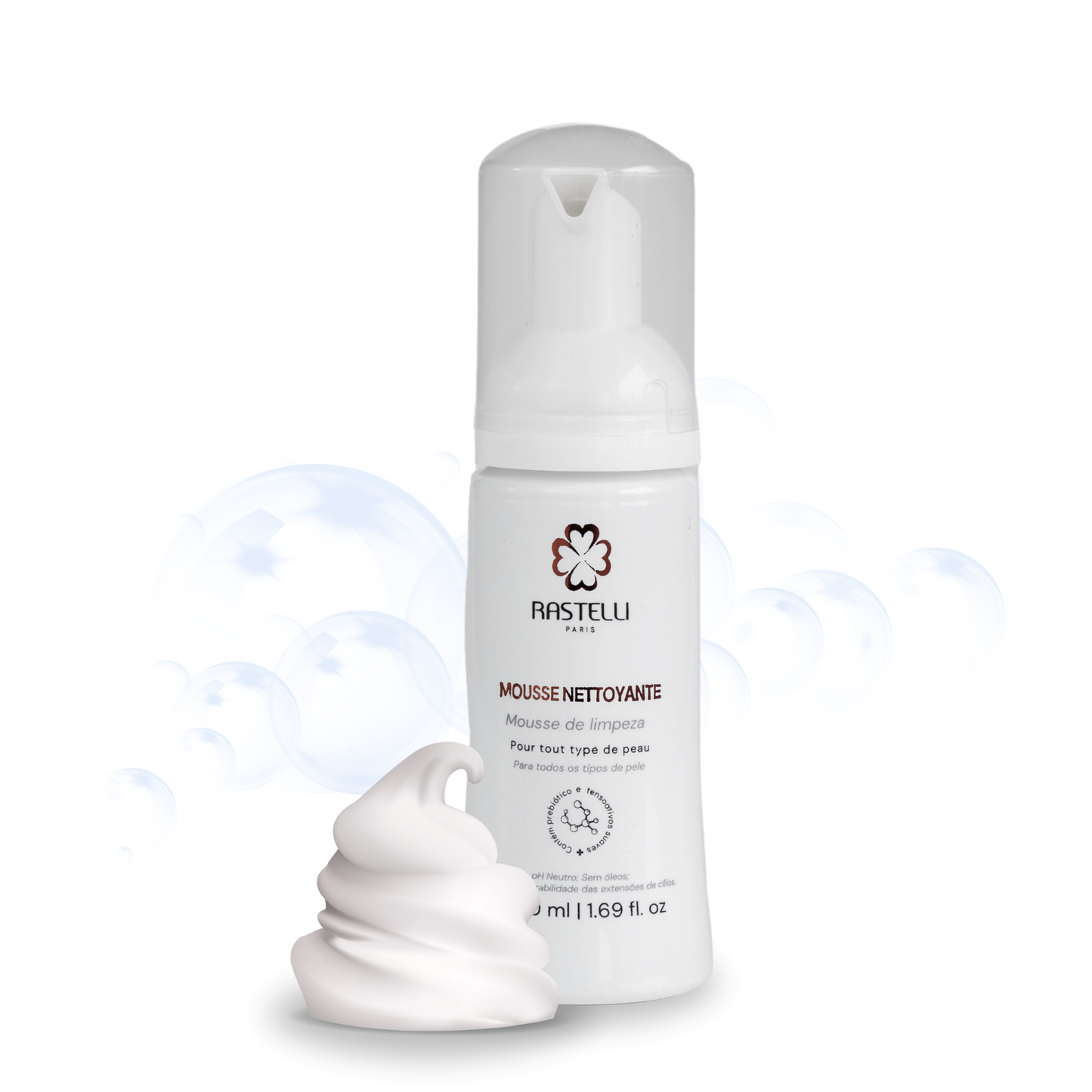 Mousse higienizante para pestanas